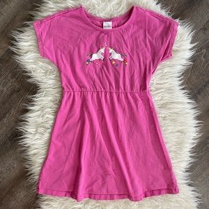 Hanna Andersson rainbow unicorn dress